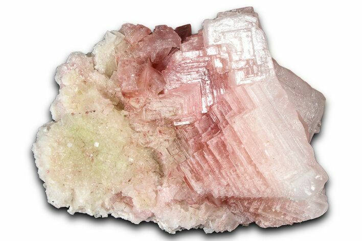Pink Halite Crystal Cluster - Trona, California #347140